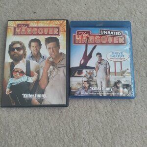 Lot of (2) The Hangover 1 - (1) DVD & (1) Blu-ray Bradley Cooper Ed Helms